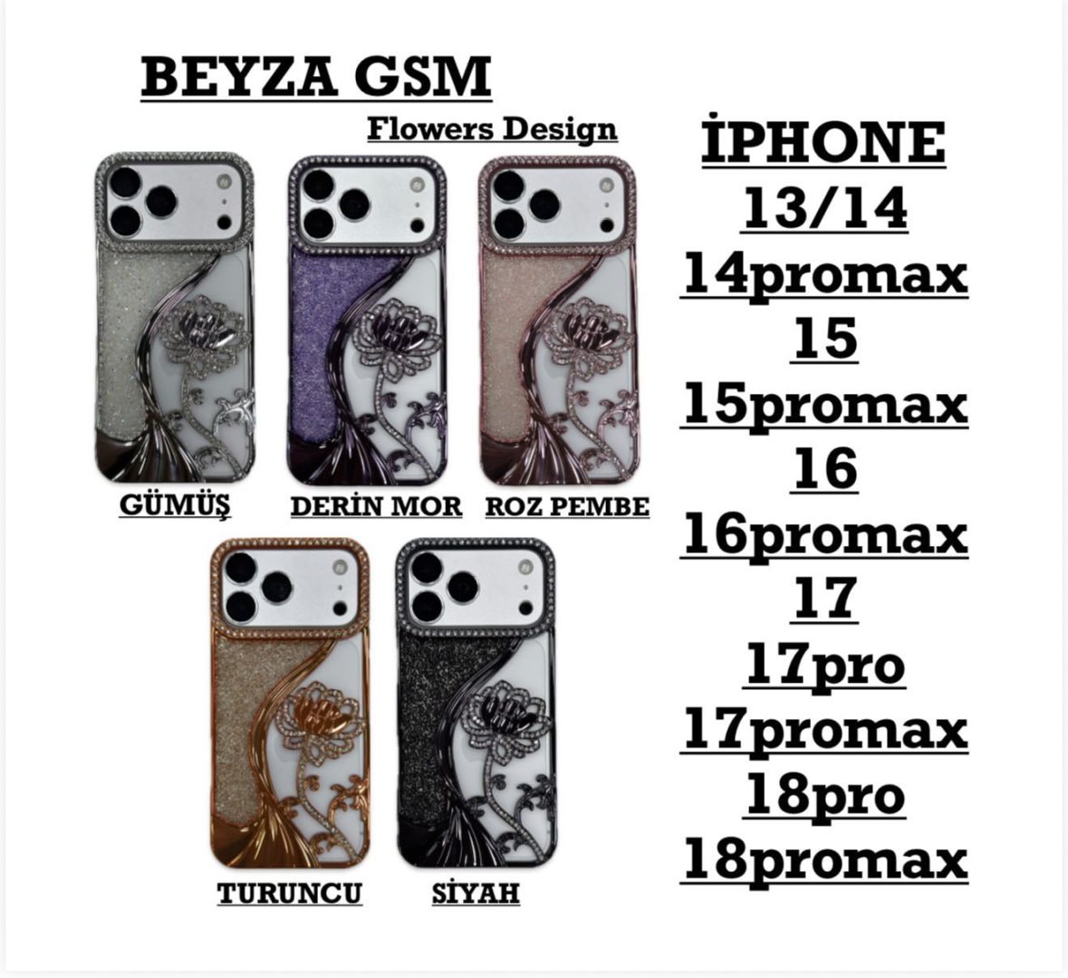 Flowers Design Kılıf Serisi (Toptan) Cad-005
