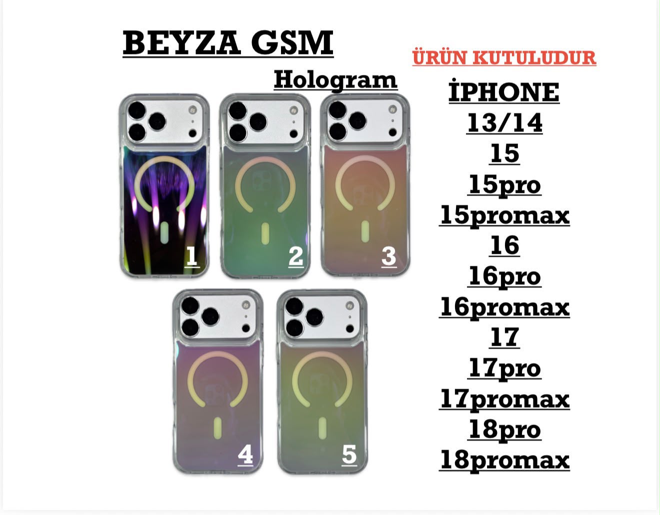 Hologram Serisi Kılıflar (Toptan) Cad-008
